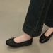 French-style Polka Dot Bow Mary Jane For Women, 2026 Summer New Model, Round Toe, Shallow Mouth, Soft Sole, Flat,_vogvips.com