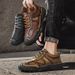 2026 Spring And Autumn Retro Men's Shoes, Trendy Soft Leather, Soft Sole, Non-Slip, Large Size Handmade Shoes, Office Ca_vogvips.com