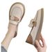 Maternity Caual Women' Leather 2025 Spring New Veratile Internet Celebrity Soft Sole Slip-On Loafer Flat Single_vogvips.com