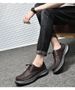 Men's Shoes Loafer Layer Men's Casual Leather Shoes_vogvips.com