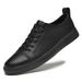 Men's Casual Board Shoes Men's Breathable White Men's Shoes Flat-bottomed Round Shoes_vogvips.com