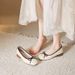 2025 Four Seasons Evening Little Style Soft Sole Shallow Mary Jane Women's Ballet Grandma Shoes Loafers_vogvips.com