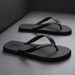 New Men's Flip Flops With Soft Sole Comfortable Open Toe Flip Flops For Indoor And Outdoor Walks Summer Beach Flip Flops For Man_vogvips.com