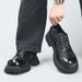 European Warm Series Autumn Winter New Thick Sole Height Increasing Derby Men's Business Commuting Fashion Versatile Casual Big Toe Shoes_vogvips.com