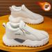 Autumn And Winter High-Top Lined Thick Cotton Shoes For Men, Casual, Non-Slip, Thick-Soled, Cold-Resistant, Warm Cotton_vogvips.com
