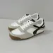 Okimoz White Grey Suede Retro Sneakers Comfortable Casual Walking Shoes Myxczx66_vogvips.com