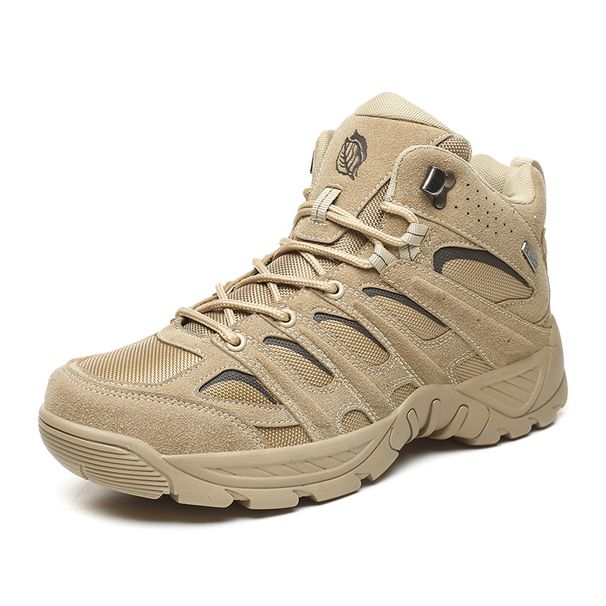 Men Boots Desert Combat Tactical Boots Ankle Breathable Sneakers Men's Outdoor Hiking Shoes_vogvips.com