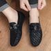 Men's Shoes Doudou Shoes Loafers Trendy Shoes Lazy People Pedal Driving Shoes Light And Breathable, Send A Pinch Music_vogvips.com