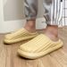 Unisex Home Slipper 2022 New Winter Waterproof EVA Slippers Plush Lining Man House Warm Clogs High Quality Women Shoe_vogvips.com
