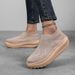 Cross-border Plus-size Spring And Autumn Fly-knit Women, Lightweight Thick-soled Foam-soled Sneakers, Rocking Shoes For_vogvips.com