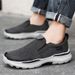 Plus-size slip-on loafers canvas breathable loafers_vogvips.com