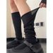 Ballet Style Bow Jk Lolita Socks Women's Over The Knee White Calf Socks Pure Desire Pile Socks Summer Boneless Socks_vogvips.com