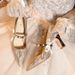 C735B-2 New Comfortable Chunky High Heels Main Wedding Dress For Women Xiuhe 2025 French Style Bridesmaid Shoes Siz_vogvips.com