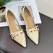 Pointed-toe High-heeled Women, Spring 2025 New Model, European American Style, With Buckle Strap, Versatile Stiletto_vogvips.com