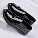 Men's Fashionable Breathable Business Casual Shoes With Shiny PU Upper & Hidden Height Increase, Comfortable Round Toe Slip-On Loafers For Summer_vogvips.com
