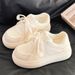 Versatile Lightweight Breathable Thick-Soled Sneakers For Women 2026 New Autumn White Height-Increasing Soft-Soled_vogvips.com