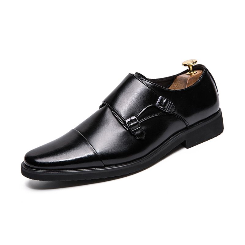 Men's Business Oversized Formal Office Leather Fashionable Professional Mengke Shoes, Men's_vogvips.com