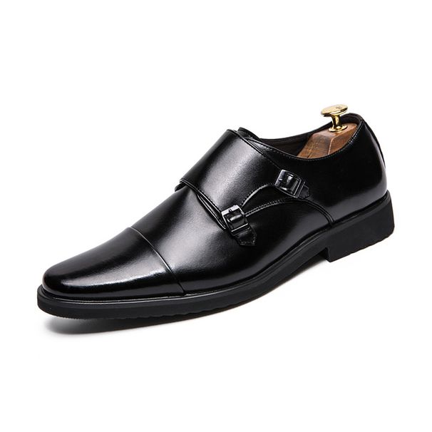 Men's Business Oversized Formal Office Leather Fashionable Professional Mengke Shoes, Men's_vogvips.com