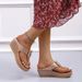 Women New Summer Open Toe Beach Shoes Flip Flops Wedges Comfortable Slippers Cute Sandals Plu Size Chaussure Femme_vogvips.com