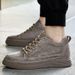 Large Size Men's Board Shoes, Height Increase Within The Size Cm British Style Platform Casual Shoes, Sports Small Leather Shoes_vogvips.com