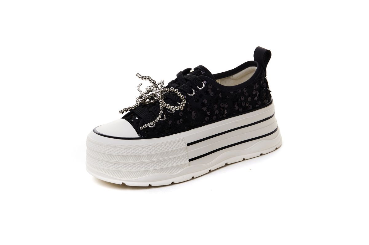 IG Laixini Genuine Leather Thick-Soled 2025 Spring New Student Sneaker Caual Veratile Trendy Single Korean White_vogvips.com