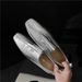 2024 Autumn Simple Square Toe Leather Soft Sole Slip-On Loafers Flat Shoes For Women_vogvips.com