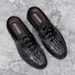 2024 Black Half For Leather Mules Casual Men Fashion Social Big Size Mocassin Elegantes Walking Shoes_vogvips.com