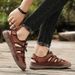 Plus Size Men's Summer Closed-Toe Sandals, Men's Outdoor Casual Sports Shoes With Soft Sole And Non-Slip Beach Shoes_vogvips.com