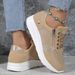 New Flat Bottomed Round Toe Rhinestone Single Shoe Fashionable Sports And Casual Women, Board Shoes For Women_vogvips.com