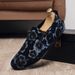 Fashion Personalized Printed Loafers Men's Low-top Foot-fitting Lazy Shoes Men's Doudou Shoes_vogvips.com