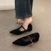 New Arrival: Women's Height-Increasing Pointed-Toe Leopard Print Shoes, Spring/Autumn 2026, Wedge Heel, Suitable For_vogvips.com