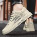 Summer Thin Hollow Sports And Leisure Mesh Small White Men's Breathable Board Lightweight Soft Sole Trendy Shoes_vogvips.com