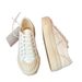 Cross-Border Supply To Europe And America~2026 New Model Round-Toe Lace-Up Color-Blocked Thick-Soled Biscuit Shoes,_vogvips.com