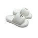 2026 Celebrity High Style Version Cross Flower Black Balloon Sandals Leather One-Word Slippers Thick Sole Height Increas_vogvips.com