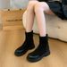 712-8-9 Plus Long Suede Stretch Slim Shoes Thick Legs Tube Circumference High Large Size Women's Boots 41-43_vogvips.com