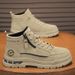 High-top Shoes For Men, Autumn 2025 New Men's Thick-soled Non-slip Martin Boots, Outdoor Wear-resistant Work Boots_vogvips.com