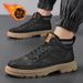 European Warm Series Autumn Winter Martin Fashion New British Style Leather Fleece-Lined Warm Short Sports Workwear Trendy Men's Boots_vogvips.com