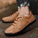 Spring And Autumn Cross-Border Casual Large Size Hand-Stitched Genuine Leather Shoes, Fashionable Trendy Men's Shoes_vogvips.com