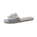 Cool Slippers Embroidery Retro Fashion Home Interior Satin Non-slip Flat Bottom Silent Four Seasons Drag_vogvips.com