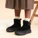 TUINANLE Women Snow Boots Casual Plush Warm Platform Shoes Female Winter Snow Shoes Comfort Antiskid Zipper Ankle Boots_vogvips.com