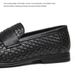 European Style's Loafers, Trendy And Fashionable Woven Casual Leather Shoes, Breathable Soft-soled Slip-on Shoes For_vogvips.com