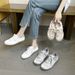 Ballet Style Satin Shoes For Women Niche Designer Fashion All Match Casual Shoes_vogvips.com