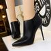 899-1 Fashionable And Minimalist High Heels, Waterproof Platform, Pointed Toe, Slim Fit, Sexy Nightclub, Deep Mouth_vogvips.com