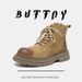 Martin Boots Men's Shoes Men's Shoes Tooling Retro Tooling Rhubarb Boots Short Boots_vogvips.com