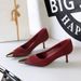 2627-A1 Fashion Banquet High Thin Heels, Shallow Mouth Silk, Metal Pointed Tips, Slim, Medium, Single Order Shoes For_vogvips.com