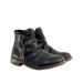 2025 Autumn And Winter New Round Toe Square Heel Double-sided Zipper Short Martin Boots For Women_vogvips.com
