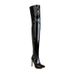 Plus Size Ultra High Heel Stiletto Waterproof Platform Patent Leather Over-the-Knee Long Pole Dance Erotic Transvestite_vogvips.com