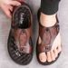 Men's Summer Soft Bottom Anti-Slip Comfortable Beach Shoes Slippers Breathable Sandals For Casual Outdoor Activities6190_vogvips.com
