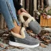 Winter Round Head Plush Comfortable Warm Short Tube Flat Bottom Large Womens Boots Size 36-43 241113_vogvips.com