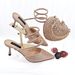 Pointy high heels sexy style women's shoe bag set heart-shaped small exquisite handbag_vogvips.com
